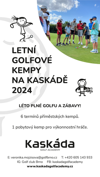 Letní golfové kempy na Kaskádě